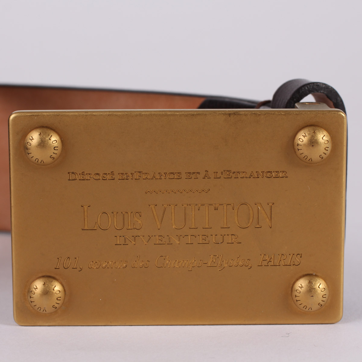 Louis Vuitton Inventeur Belt Priced