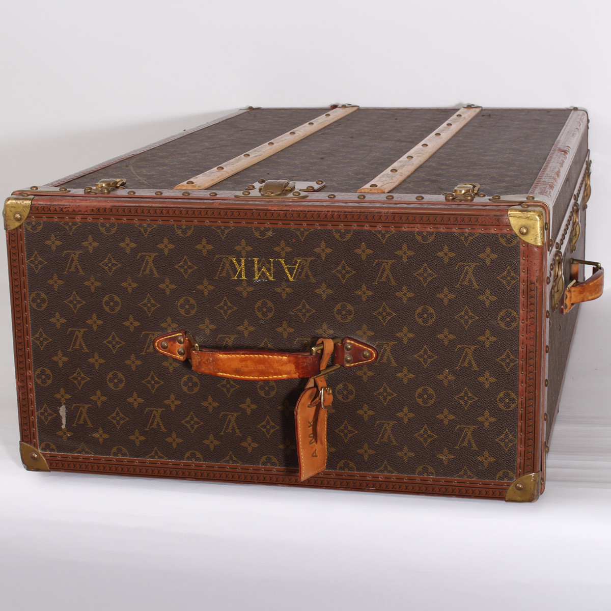 Louis Vuitton LV Trunk dominos boc Brown Leather ref.243852 - Joli Closet