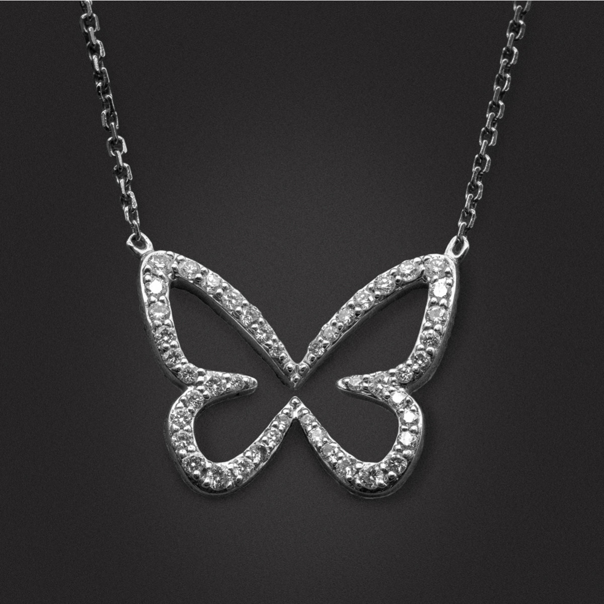 Messika best sale butterfly necklace