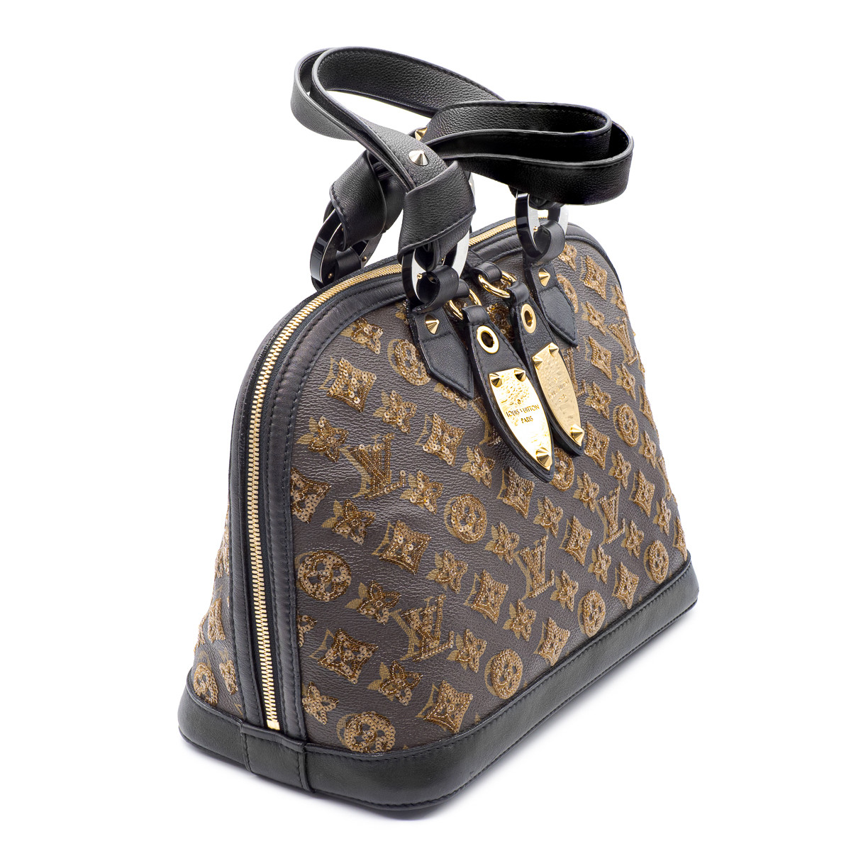 Sac Louis Vuitton Demi-Lune Chinchilla