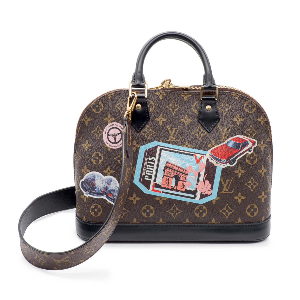 Sacoche louis vuitton top stickers
