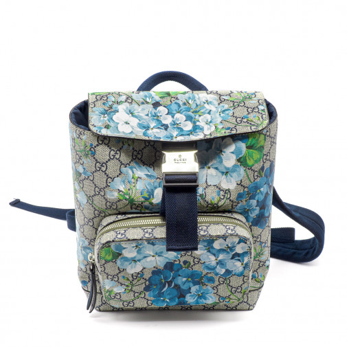 Sac à dos Blue GG Blossom Suprême 