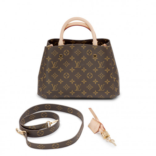 Sac Montaigne BB en toile Monogram