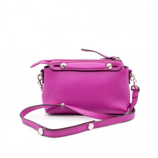 Boston By The Way Mini clutch bag in soft fuchsia leather