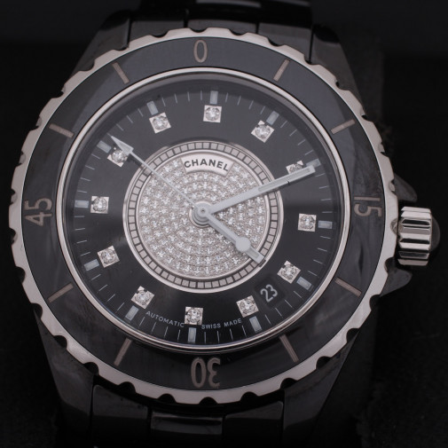 J12 watch diamond pave