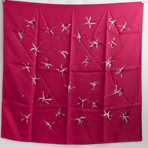 Scarf Fleurs de Fuchsia