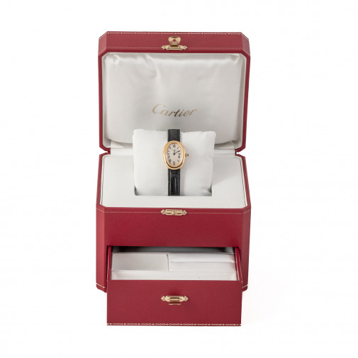 Lady's watch Baignoire large model yellow gold 18k