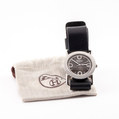 Watch Barénia, brushed steel Large model
