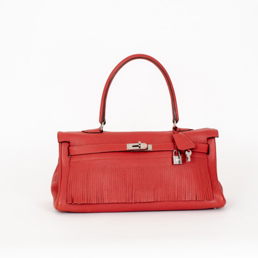 Handbag Kelly Shoulder with fringes limited edition
