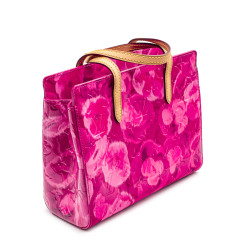 Sac Louis Vuitton Catalina en cuir Monogram verni rose et fuchsia 