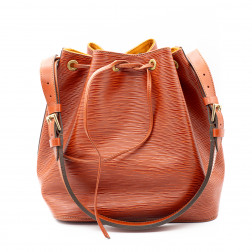 Sac à main Petit Noé en cuir épi Fauve kenyan