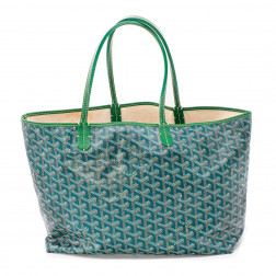 Sac Saint Louis Petit Modèle en goyardine verte