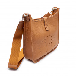 Sac Evelyne III 29 en cuir Clement Gold Neuf!