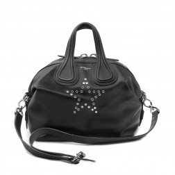 Nightingale STAR Medium Model handbag in black leather
