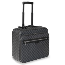 Pilot Case en toile Damier graphite