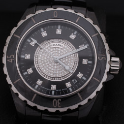 J12 watch diamond pave