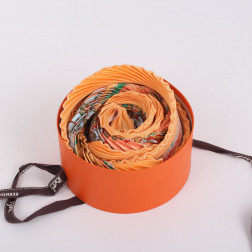 Pleated scarf Axis Mundi