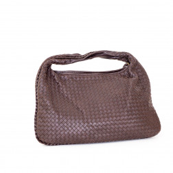 Hobo handbag large model  Intrecciato leather