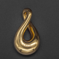 Large Model 18k Gold Movement Pendant