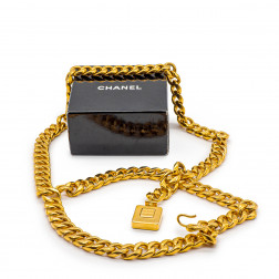 Gold metal chain belt Perfume bottle N ° 5