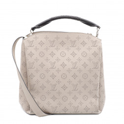 Sac Babylone en cuir Mahina Galet