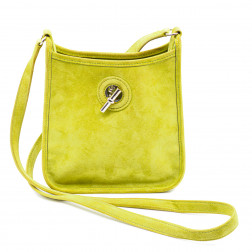 Sac Vespa Mini en veau Doblis vert