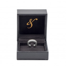 Anneau B Zero1 or blanc 18k