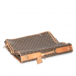 Portable Cabine en toile Monogram et cuir naturel