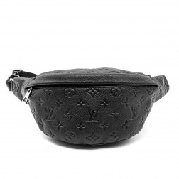 Sac Ceinture cuir Empreinte noir