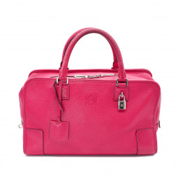 Sac à main Amazona cuir gréné rouge