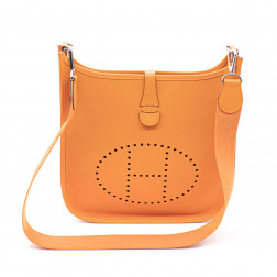 Sac Evelyne III 29 cuir Epsom orange