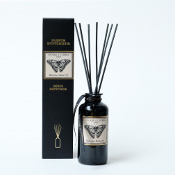 Home reed diffuser Madame Butterfly with natural rattan sticks (Sold in sets of two diffusers)