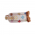 Multicolored Monogram Address Holder Bracelet