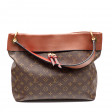 Sac Tuilerie en Toile Monogram et cuir café