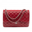 Grand Classique Jumbo red lambskin bag