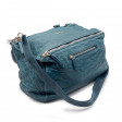 Pandora bag in aged blue leather