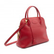 Bolide 37 handbag in red Fjord leather