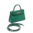 Kelly 20 bag Cactus green Epsom leather