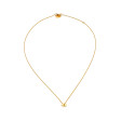 18k Rose Gold Mini Open Star On Chain Necklace