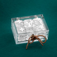 Sets of 6 perspex travel dice