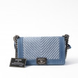 Handbag Boy denim blue jeans