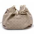 Handbag Mahina XL Monogram perforé in beige-pink leather