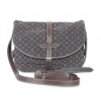 Sac Saumur en toile Mini-Monogram chocolat