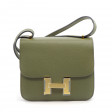 sac à main Constance 18 Cuir Epsom vert olive