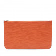 Pochette Accessoires épi piment leather