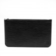 Pochette Accessoires black epi leather