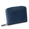 Zippy Coin Purse deep blue epic leather