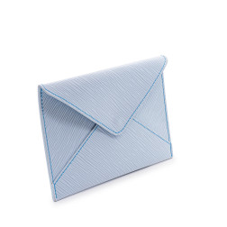 Pochette Louis Vuitton Kiragami en cuir épi parme
