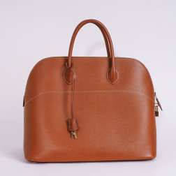 Handbag Bolide 45 Courchevel gold leather