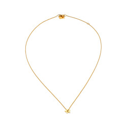 18k Rose Gold Mini Open Star On Chain Necklace